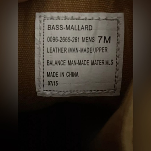 G.H. Bass & Co. Mallard Men\'s Classic Duck Waterproof Boots(Size M 7/W/9)manmade